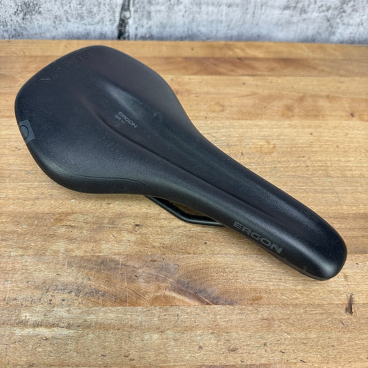 Low Mile! Ergon SR 10 7x7mm Steel Rails 140mm Bike Saddle 320g