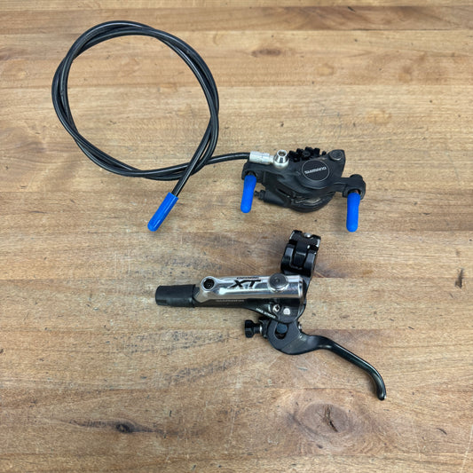 Shimano Deore XT M785 Left/Front Hydraulic Disc Brake Lever & Brake Caliper