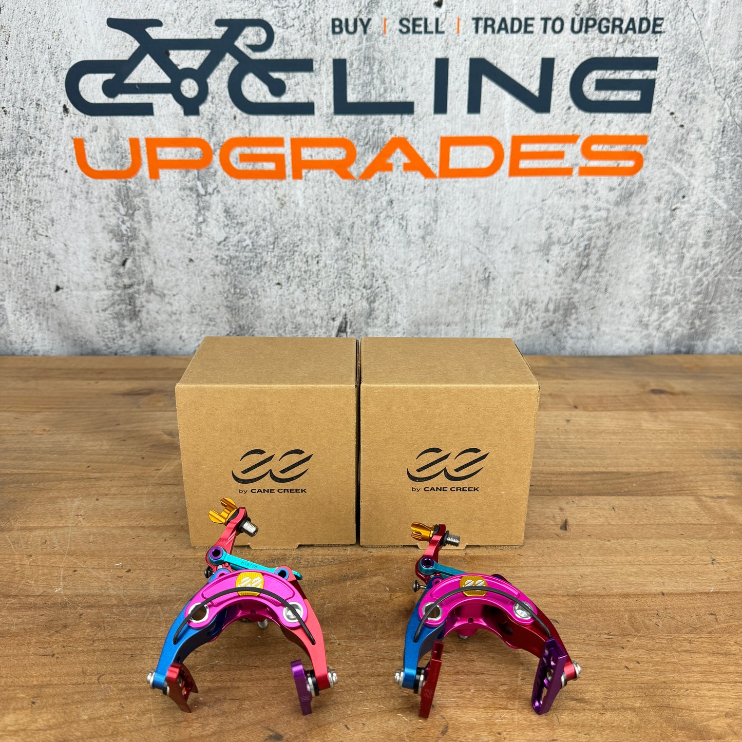 New! Cane Creek eeBrakes Gen 4 Tie Dye 2 Limited Edition Rim Brake Calipers BEE0340