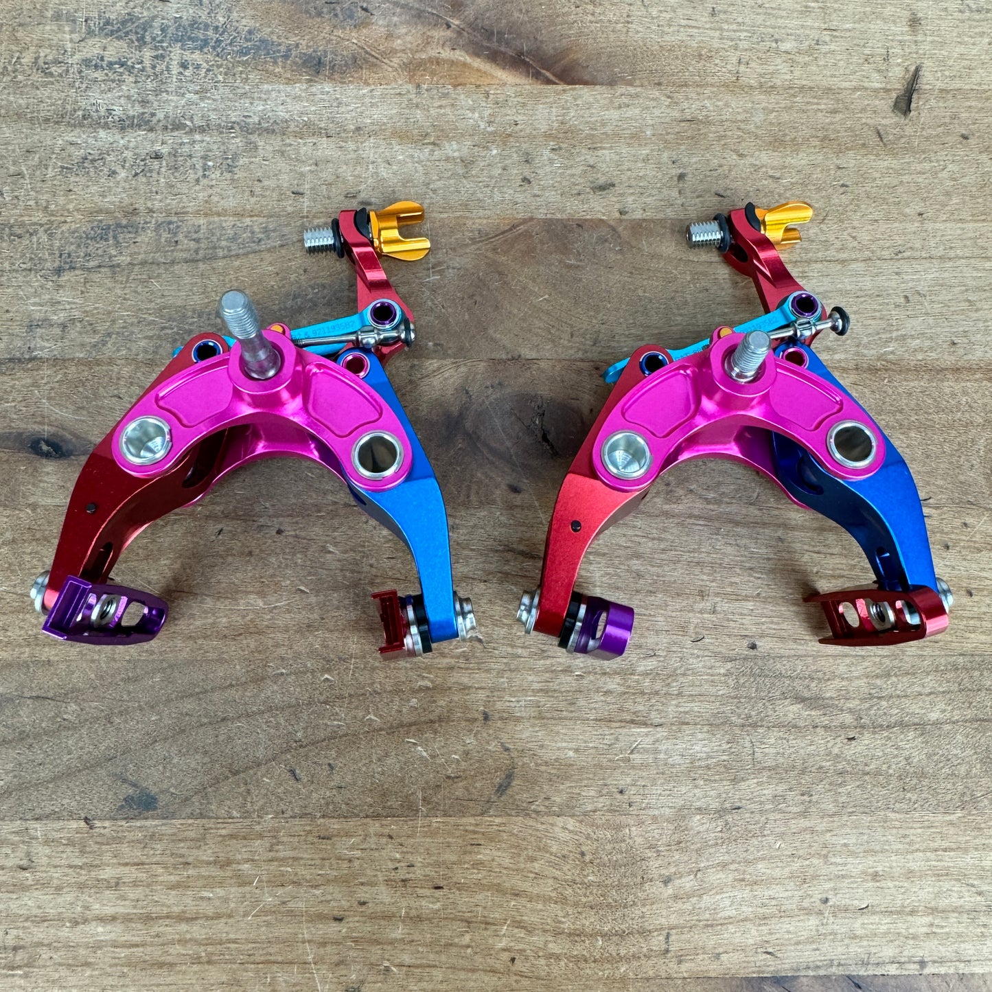 New! Cane Creek eeBrakes Gen 4 Tie Dye 2 Limited Edition Rim Brake Calipers BEE0340