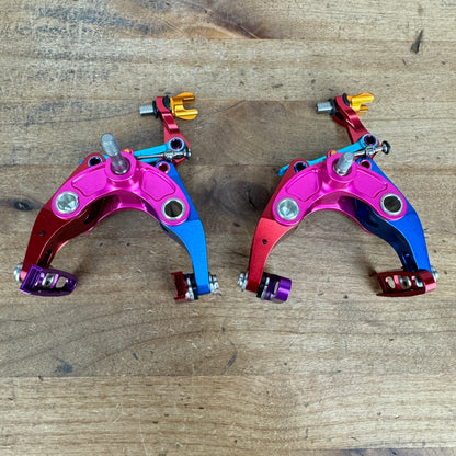 New! Cane Creek eeBrakes Gen 4 Tie Dye 2 Limited Edition Rim Brake Calipers BEE0340