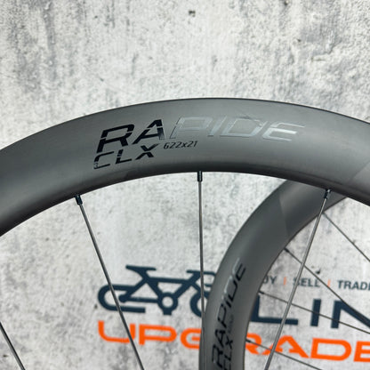 New! Roval Rapide CLX II Carbon Tubeless Disc Wheelset 700c 1489g Ceramic