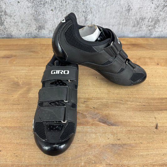 New! Giro Techne Women's 38 EU Black Velcro 2/3-Bolt Cycling Shoes MSRP $100