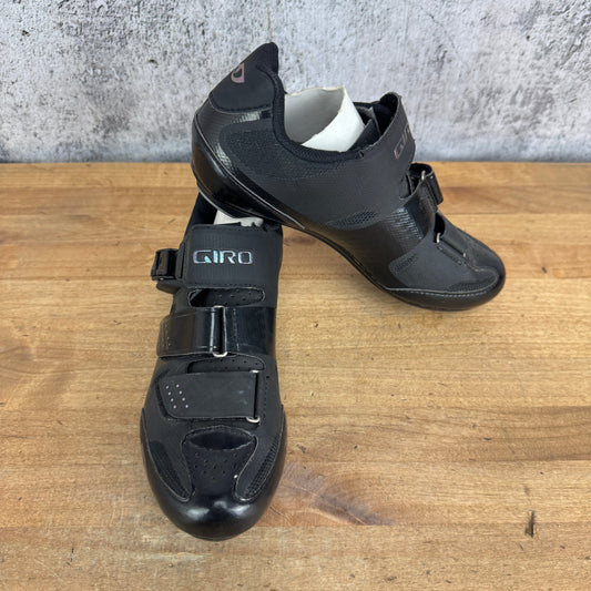 New! Giro Solara II Women's 38 EU Black Strap 3-Bolt Cycling Shoes MSRP $150