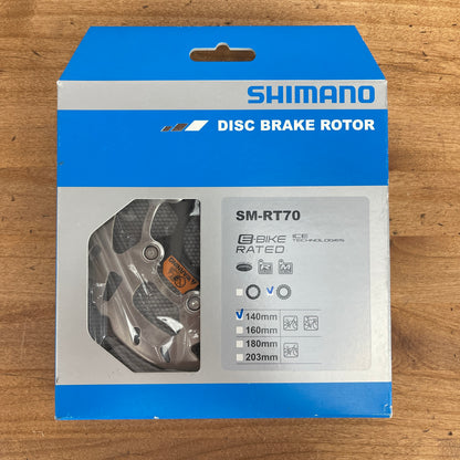 New! Single Shimano SM-RT70-SS 140mm Center-Lock Disc Brake Rotor 120g