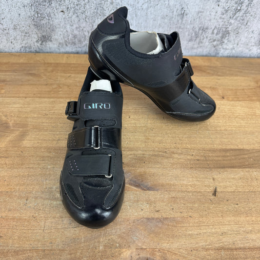 New! Giro Solara II Women's 37.5 EU Black Strap 3-Bolt Cycling Shoes MSRP $150