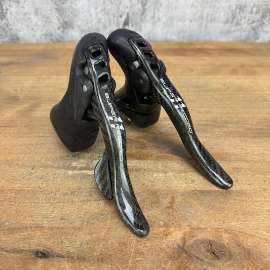 Rare! 2009 Campagnolo Super Record 11 11-Speed Rim Brake Road Bike Shifters 345g