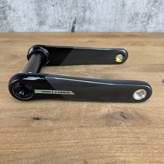 Low Mile! SRAM Force AXS D2 175mm 8-Bolt DM Carbon Crankset 488g