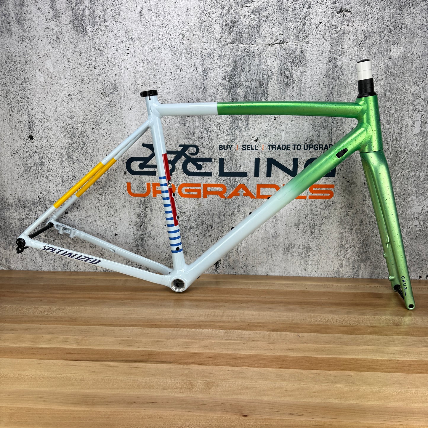 New! 2026 Specialized Crux DSW 54cm Ride Wrap Alloy Disc Gravel Frameset 700c