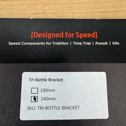 New! Fast TT Tri BTA Bottle Mount Bracket 240mm TT/Triathlon Cockpit MSRP $161
