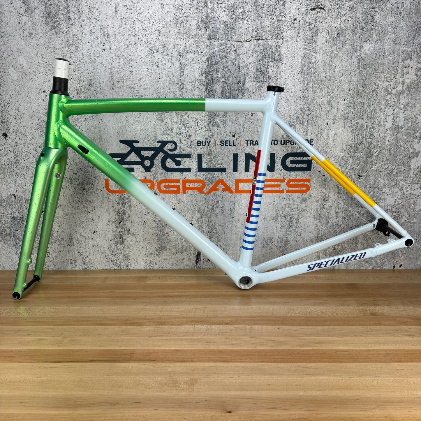 New! 2026 Specialized Crux DSW 54cm Ride Wrap Alloy Disc Gravel Frameset 700c