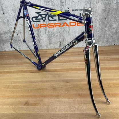 Vintage! 90s Tommasini Sistesi Columbus Neuro 52cm Rim Brake Steel Frameset 700c
