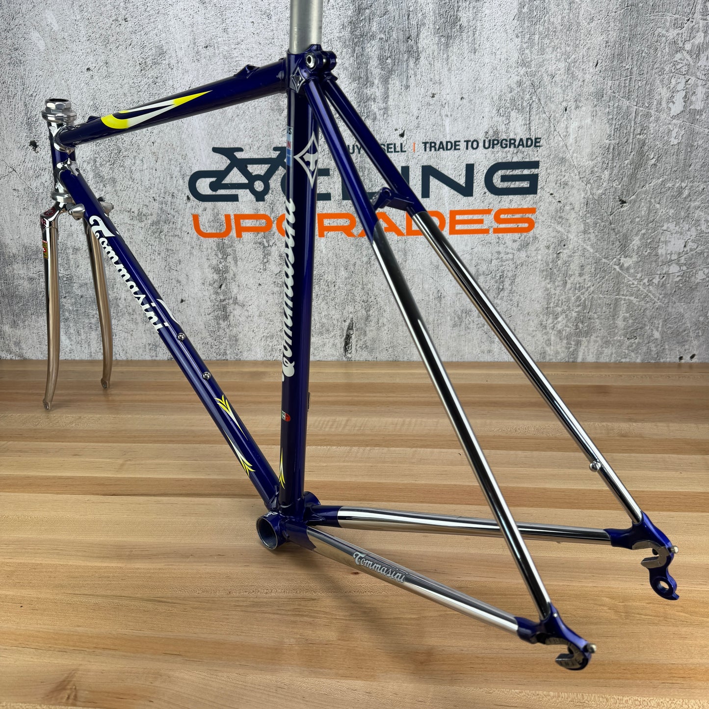 Vintage! 90s Tommasini Sistesi Columbus Neuro 52cm Rim Brake Steel Frameset 700c