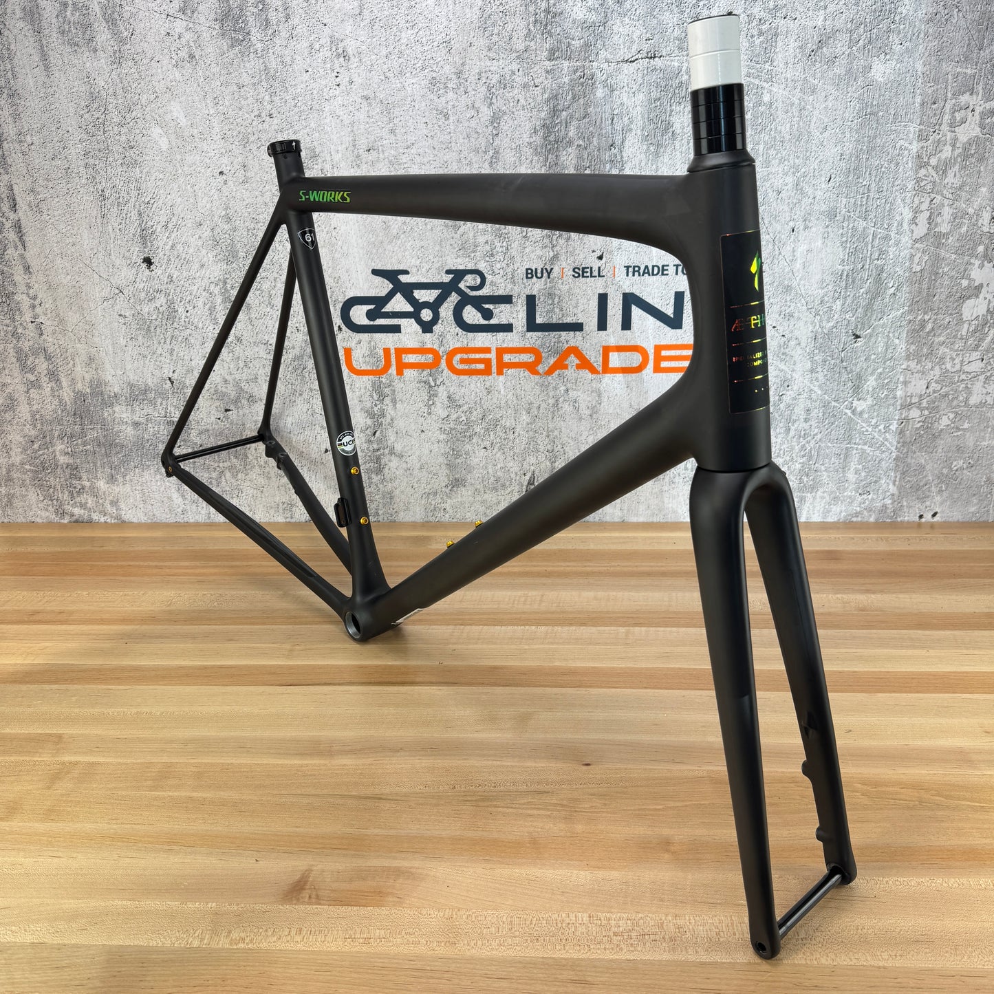 New! 2022 Specialized Aethos RTP 61cm Carbon Disc Frameset 700c 1180g