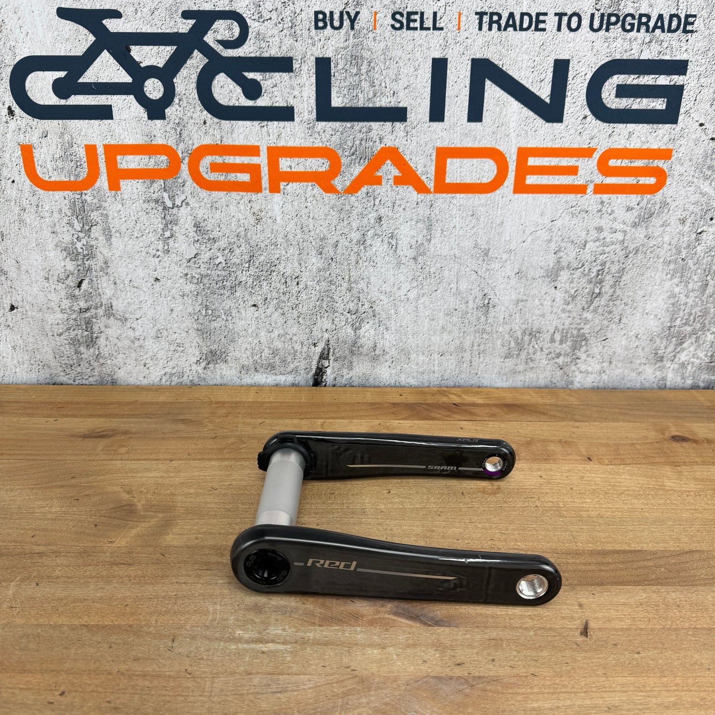 SRAM Red AXS XPLR E1 170mm Carbon 8-Bolt Crankset Crank Arms DUB Wide 311g