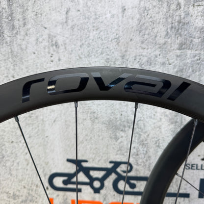 Low Mile! Roval Rapide C38 Carbon Tubeless Disc Wheelset 700c DT 370 1608g