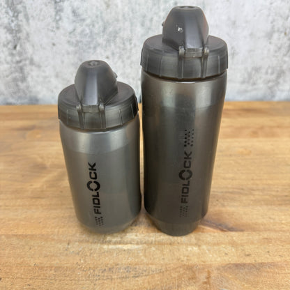 Fidlock Twist Bottle 590/450ml 20/15oz Pair Bike Water Bottles w/ Mounts 262g