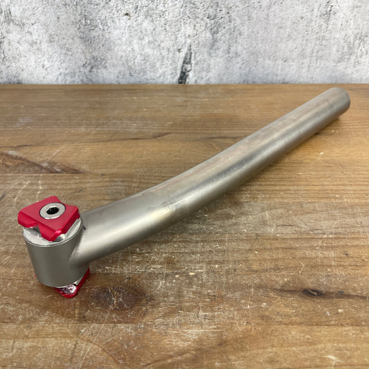 Moots Cinch Titanium 30.9 x 340mm Layback 15mm Setback Road Bike Seatpost 232g