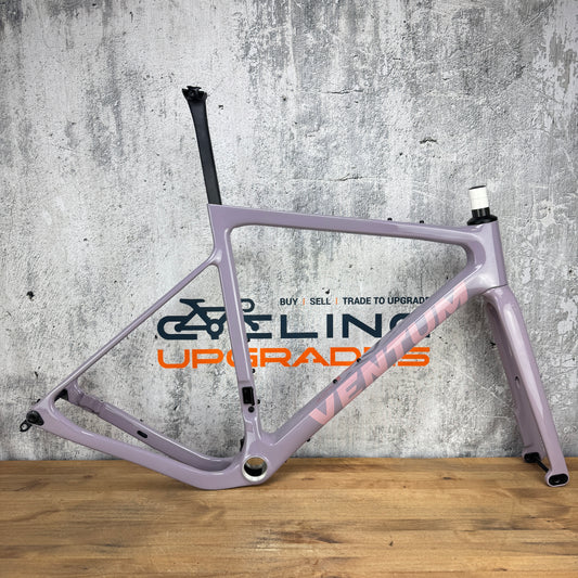 New! 2022 Ventum GS1 Lilac Medium Carbon Gravel Bike Frameset MSRP $2899