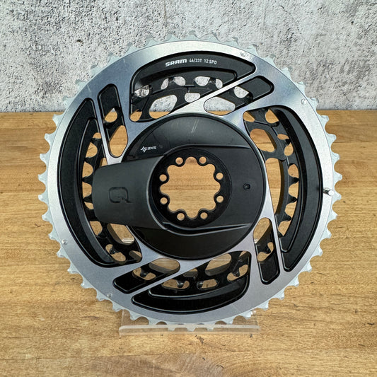 SRAM Red AXS Quarq D1 46/33t 8-Bolt Direct Mount Power Meter Chainring Set 256g
