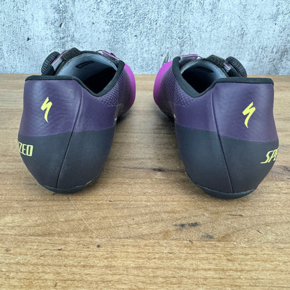 Worn Once! Specialized Torch 3.0 EU 45.5 Purple Orchid/Limestone Cycling Shoes