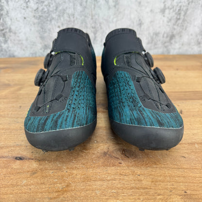 Worn Once! Fizik R1 Infinito Carbon Petrol Blue 43 EU BOA Road Cycling Shoes