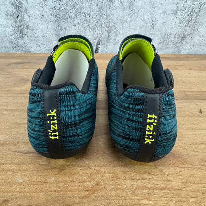 Worn Once! Fizik R1 Infinito Carbon Petrol Blue 43 EU BOA Road Cycling Shoes