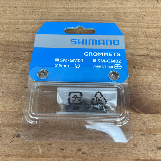 New! Shimano SM-GM01 6mm Di2 Frame Grommets 4-pack Kit