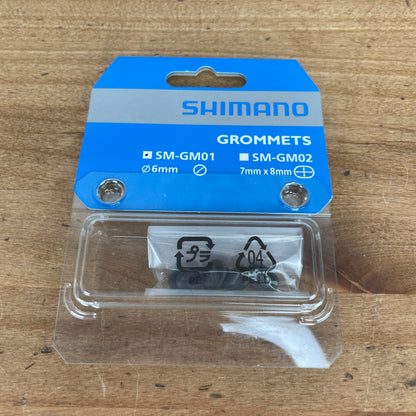 New! Shimano SM-GM01 6mm Di2 Frame Grommets 4-pack Kit