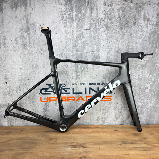 Low Mile! 2023 Cervelo Soloist 56cm Embers Carbon Disc Bike Frameset 700c 2022g