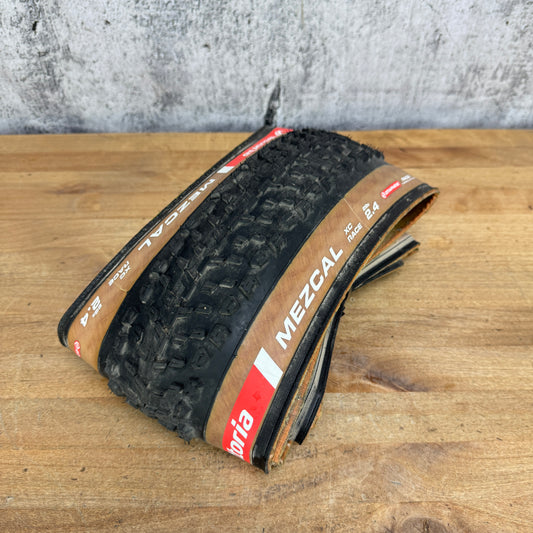Ridden Once! Vittoria Mezcal XC Race 29 x 2.4" Tubeless Single MTB Tire 735g