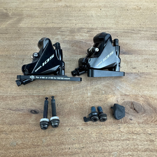 Shimano 105 BR-R7070 Hydraulic Disc Brake Calipers w/ Adapters 300g