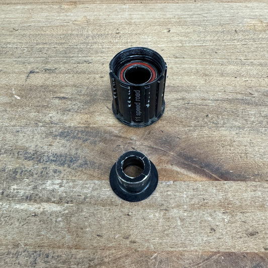 DT Swiss Ratchet Black Freehub Body for Shimano/SRAM 11-Speed + 12mm End Cap