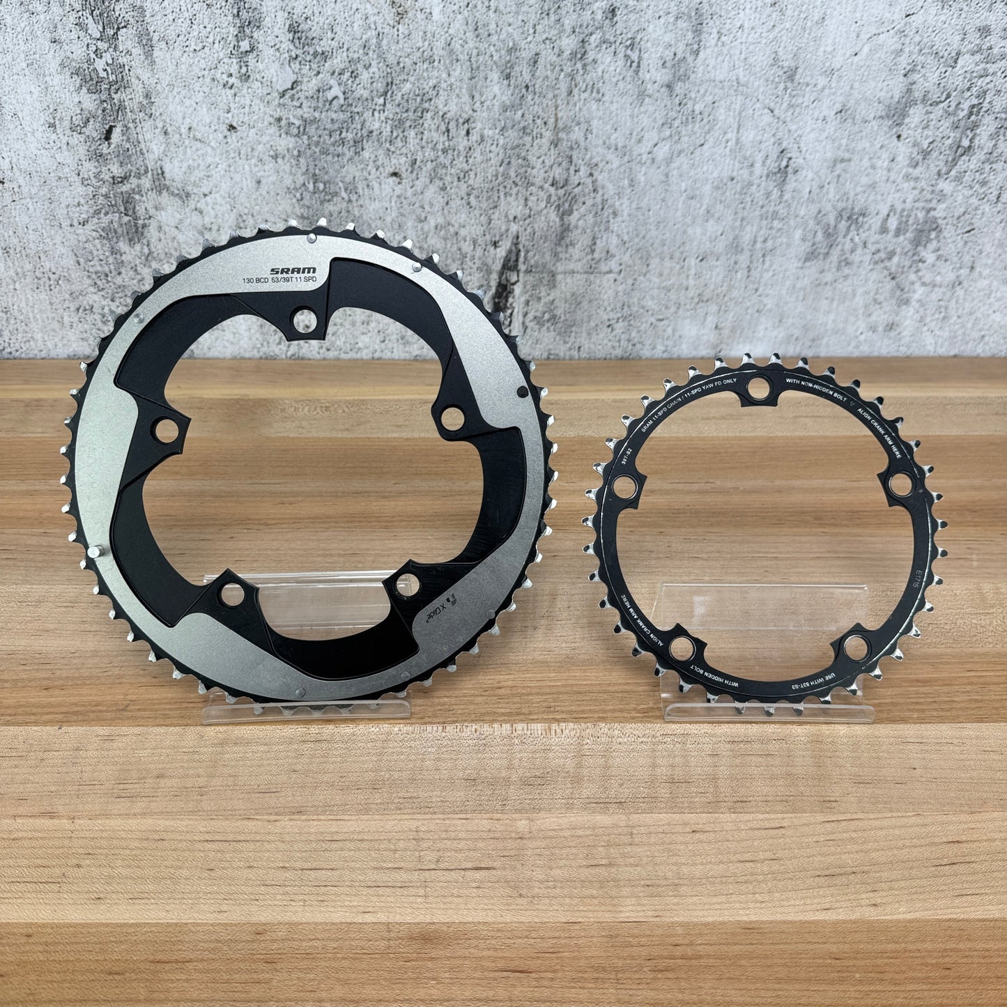 SRAM Red 22 53/39t 11-Speed 130BCD 5-Bolt Bike Chainring Set 185g