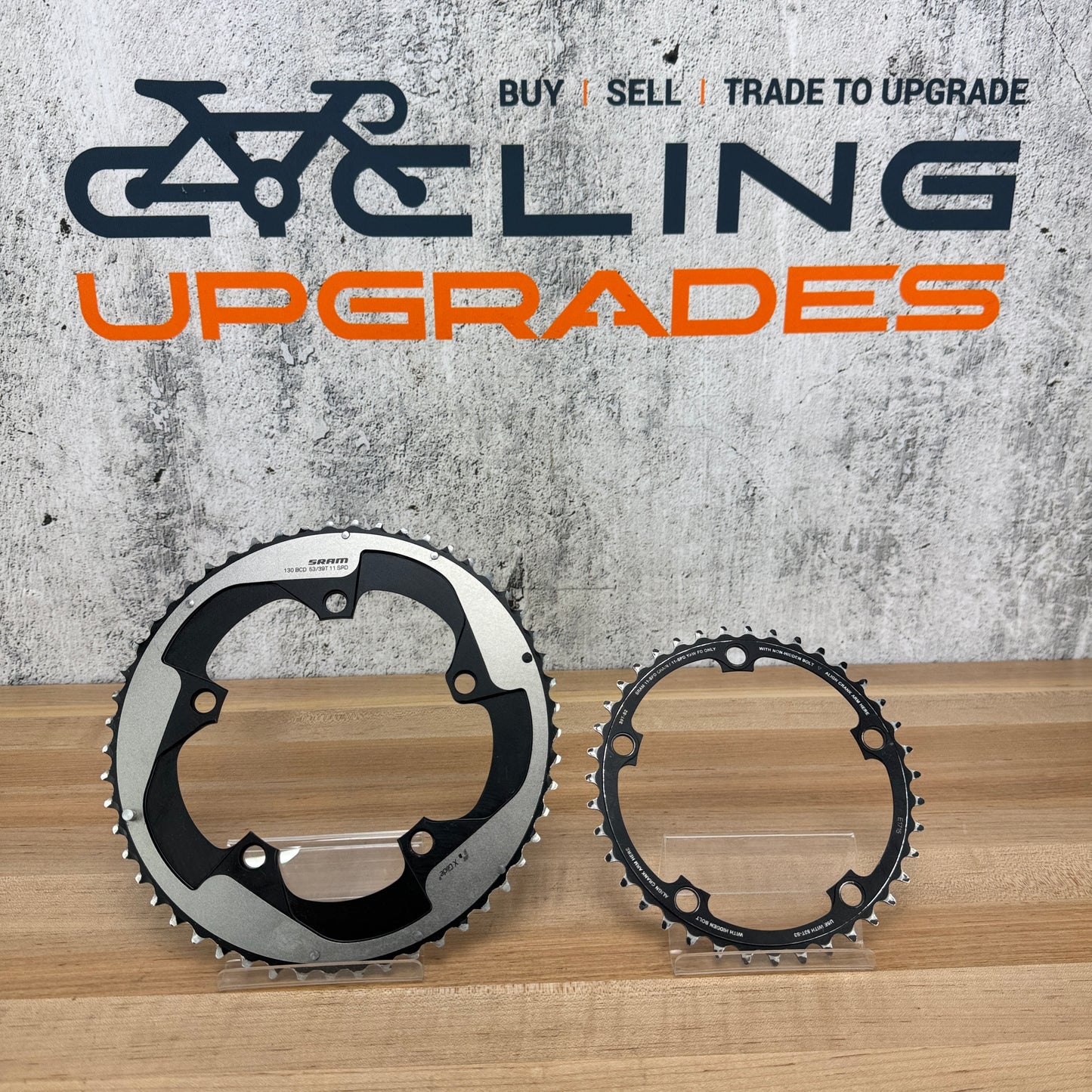 SRAM Red 22 53/39t 11-Speed 130BCD 5-Bolt Bike Chainring Set 185g