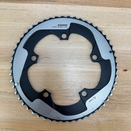 SRAM Red 22 53/39t 11-Speed 130BCD 5-Bolt Bike Chainring Set 185g