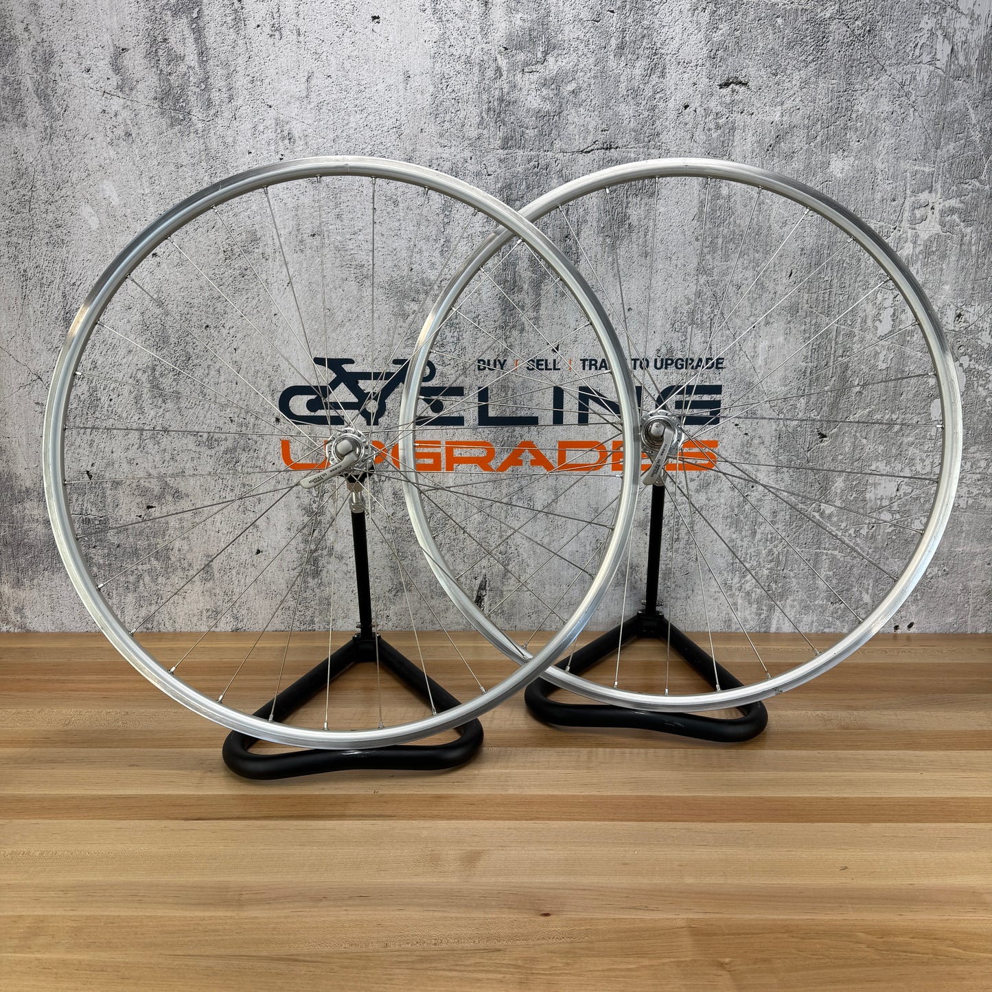 Vintage! Shimano Ultegra ST-6500 Alloy Clincher Bike Wheelset 700c Rim Brake 1749g