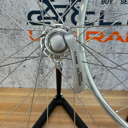 Vintage! Shimano Ultegra ST-6500 Alloy Clincher Bike Wheelset 700c Rim Brake 1749g