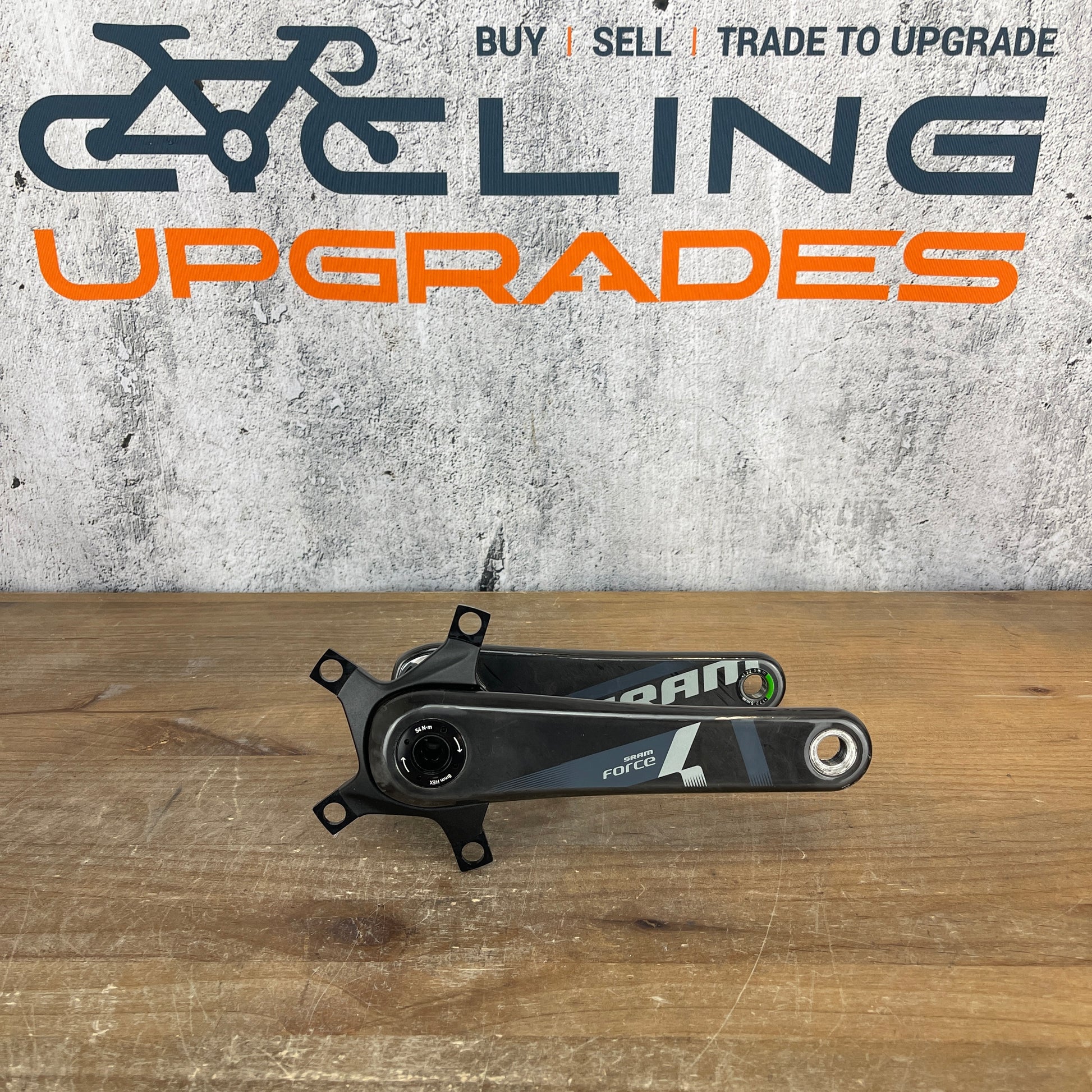 spin bike crank arm set