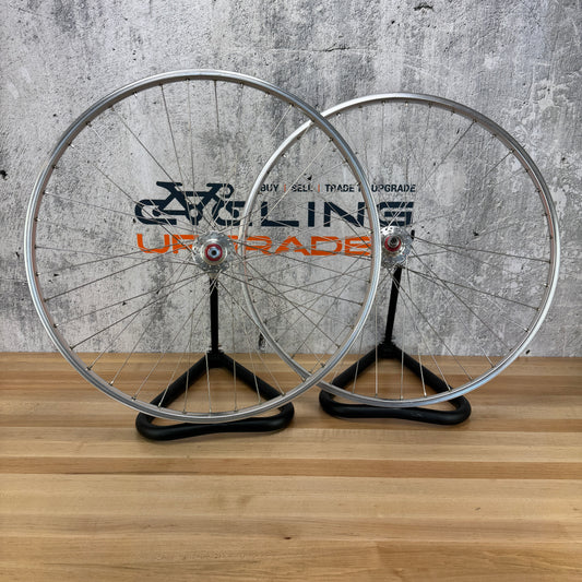 Vintage! Mavic Maxi-Car Randonneur Alloy Clincher Wheelset 650b Rim Brake