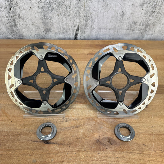 Shimano XTR RT-MT900-S 160/160mm Centerlock Disc Brake Rotors w/ Lockrings