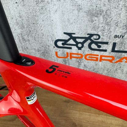 2024 Cervelo S5 54cm Tiger Eye Carbon Disc Brake Bike Frameset 700c 2390g