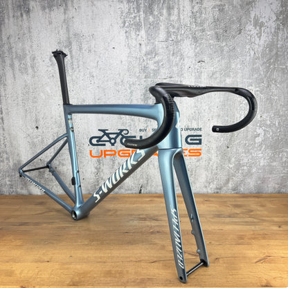 Low Mile! Specialized S-works Tarmac SL8 54cm Carbon Disc Bike Frameset 700c 1605g