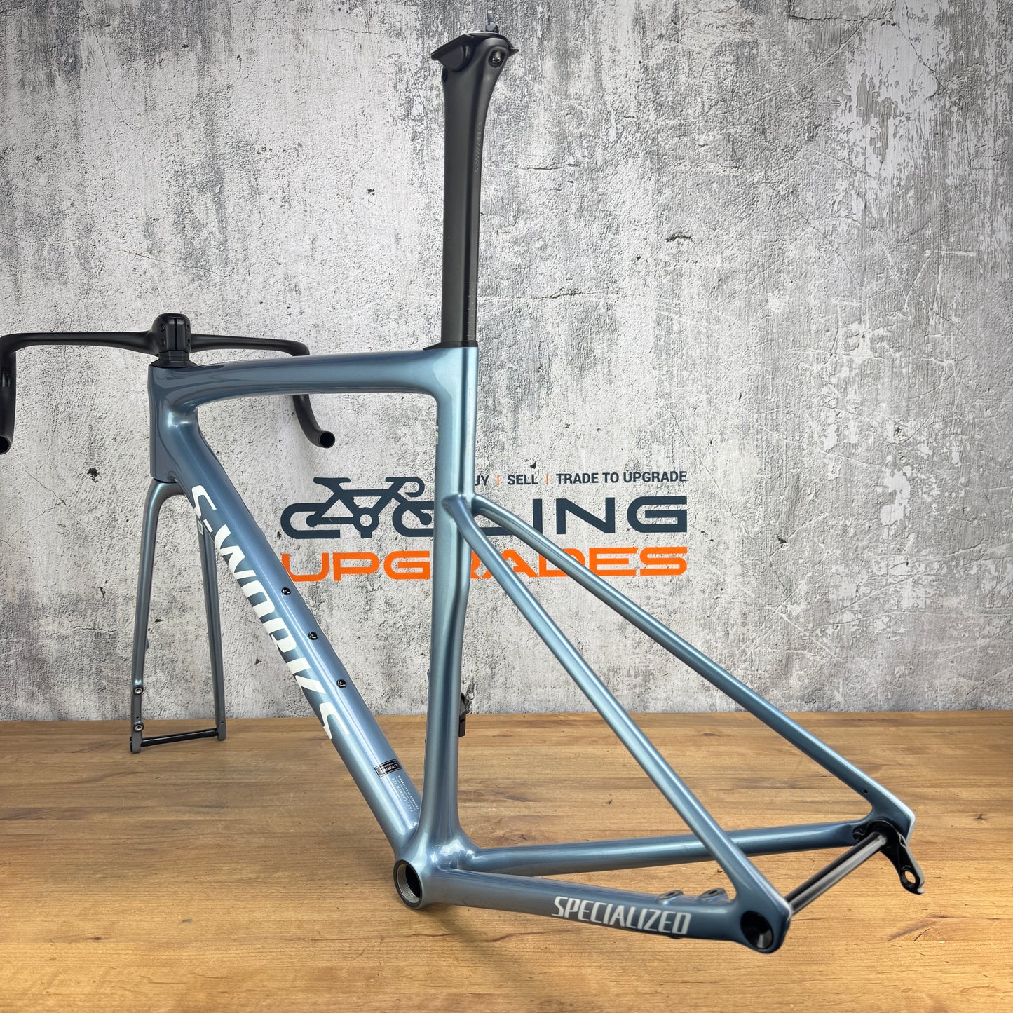 Low Mile! Specialized S-works Tarmac SL8 54cm Carbon Disc Bike Frameset 700c 1605g