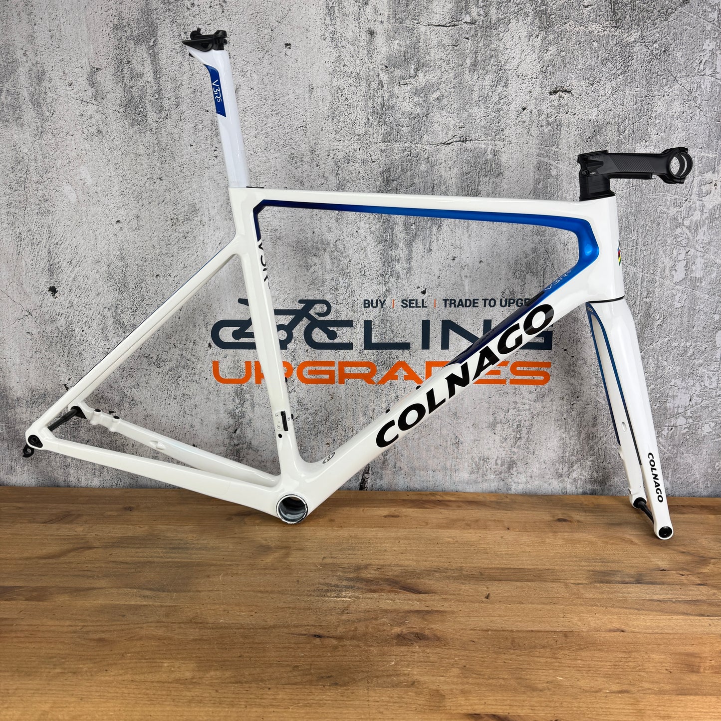 Low Mile! 2022 Colnago V3RS 52s (55cm TT) Carbon Disc Frameset 700c 1884g
