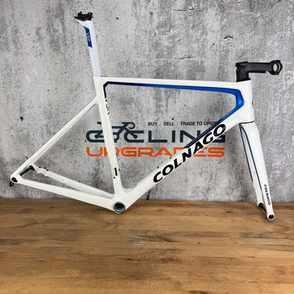Low Mile! 2022 Colnago V3RS 52s (55cm TT) Carbon Disc Frameset 700c 1884g