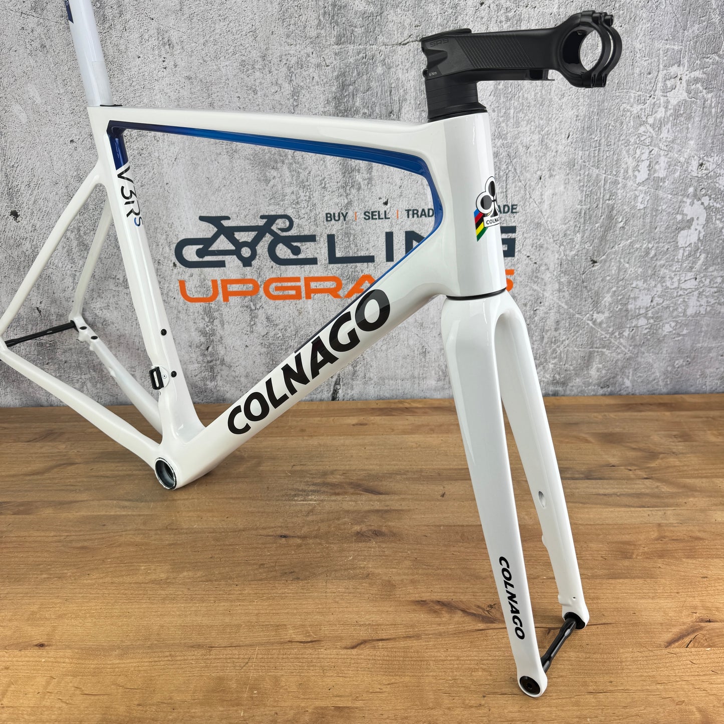 Low Mile! 2022 Colnago V3RS 52s (55cm TT) Carbon Disc Frameset 700c 1884g
