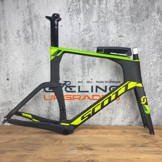 2018 Scott Plasma 20 HMF Carbon Rim Brake QR TT/Triathlon Bike Frameset 700c