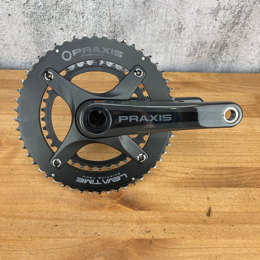 PraxisWorks M30 170mm 52/36t 4-Bolt Bike Carbon Crankset 695g