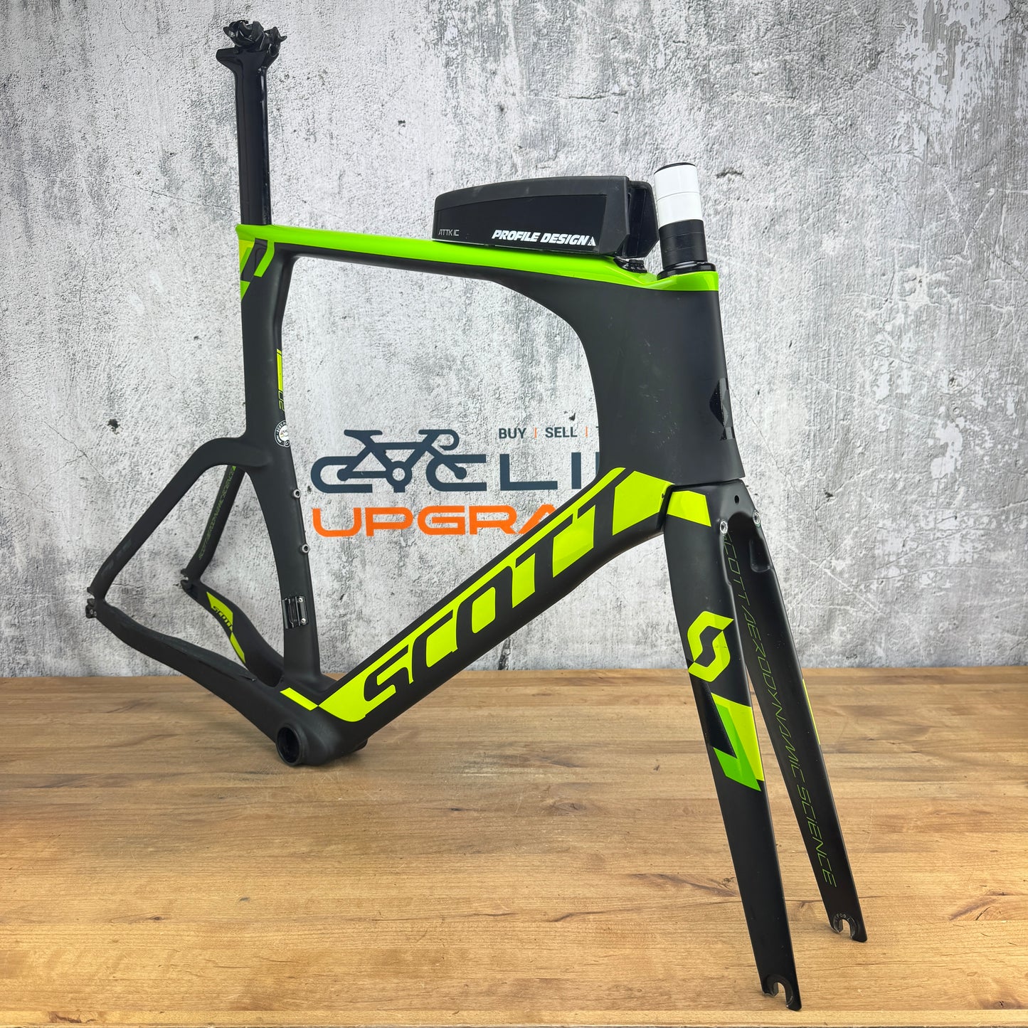 2018 Scott Plasma 20 HMF Carbon Rim Brake QR TT/Triathlon Bike Frameset 700c